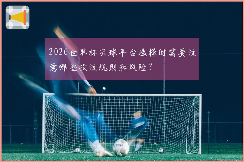 2026世界杯买球平台选择时需要注意哪些投注规则和风险？